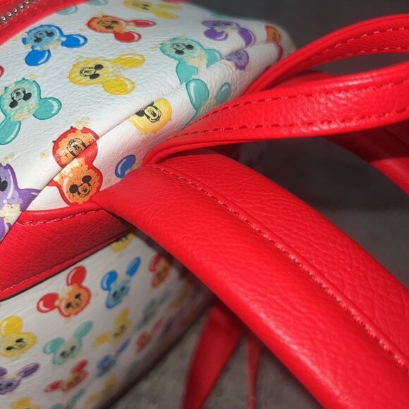 •Loungefly mini backpack Mickey Popcorn• - Picture 6 of 12